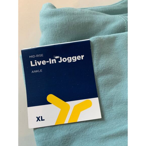 NEW Old Navy Live In Jogger Sweat Pants Pale Glass Sea Mist Green XL - Picture 2 of 8